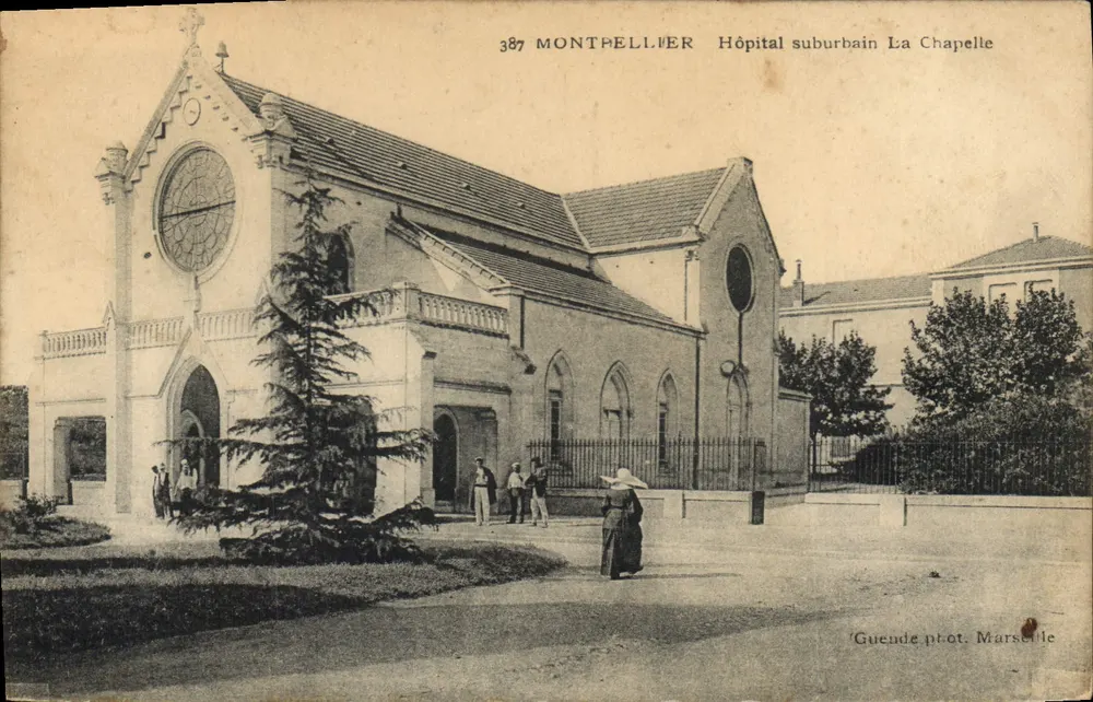 Montpellier - Suburbanhospital La Chapelle — Guende phot. Marseille, n°387 - Vorderseite