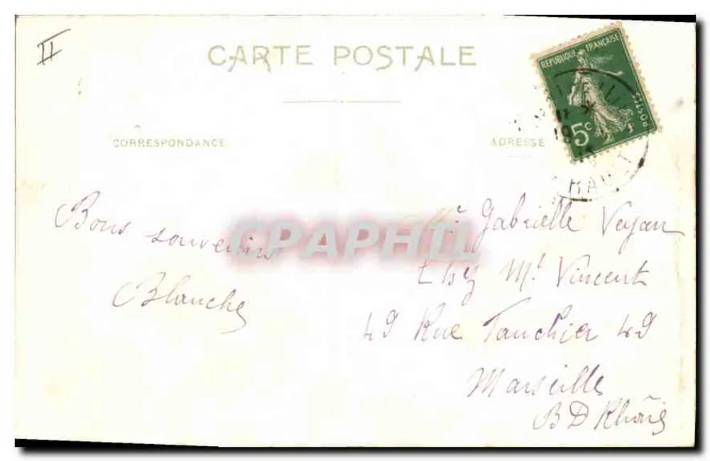 Montpellier — Place de la Préfecture — Capestan, editor, Montpellier - Verso