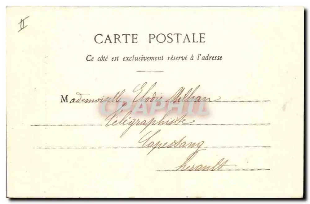 Montpellier - Estátua de Luís XIV — Edição das Nouvelles Galeries, Montpellier, n°15 - Verso