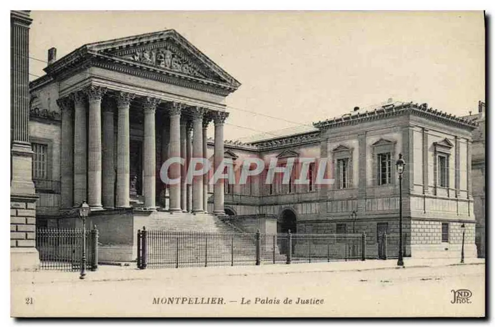Montpellier — Het Paleis van Justitie — JND. n°21 - Voorkant