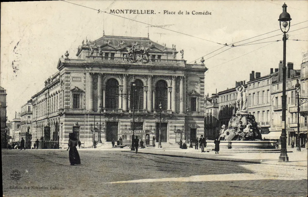 Montpellier - Place de la Comédie — Editora das Nouvelles Galeries, n°5 - Frente