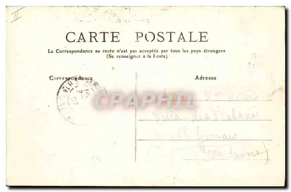 Montpellier — L'Arc de Triomphe et le Peyrou — éditeur GID.D.C. n°410 - Verso