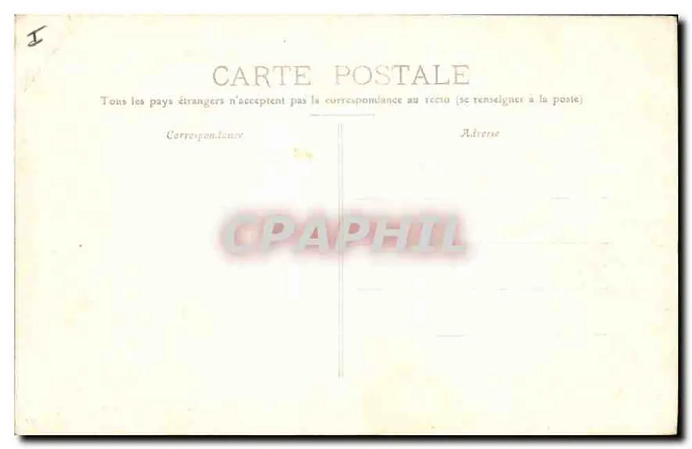 Montpellier — A Abside da Catedral — Edição Molinter, Montpellier - Verso