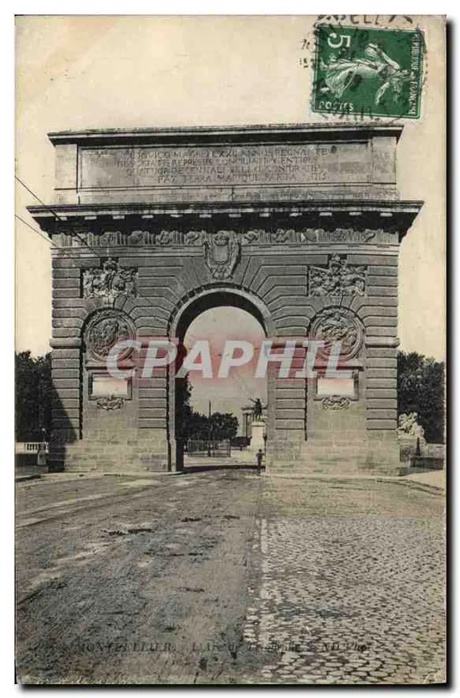 Arco do Triunfo de Montpellier — editor: L. Puy, n° 76 - Frente
