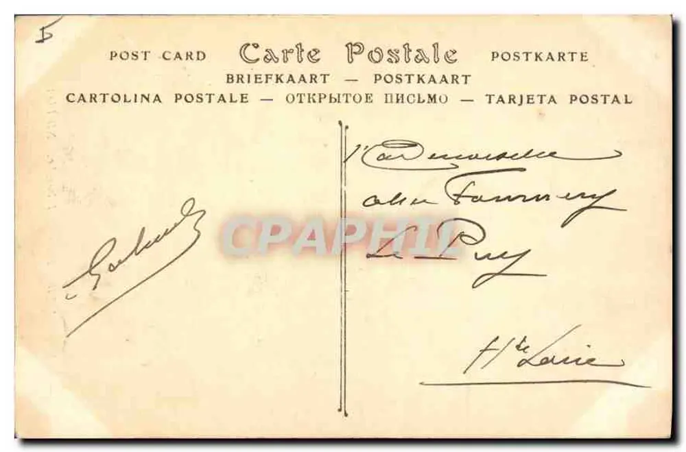 Arco do Triunfo de Montpellier — editor: L. Puy, n° 76 - Verso