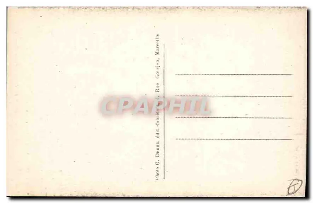 Les Saintes-Maries-de-la-Mer - Innenansicht der Basilika — Verlag Charles Aprin - Andenkenartikel - Rückseite