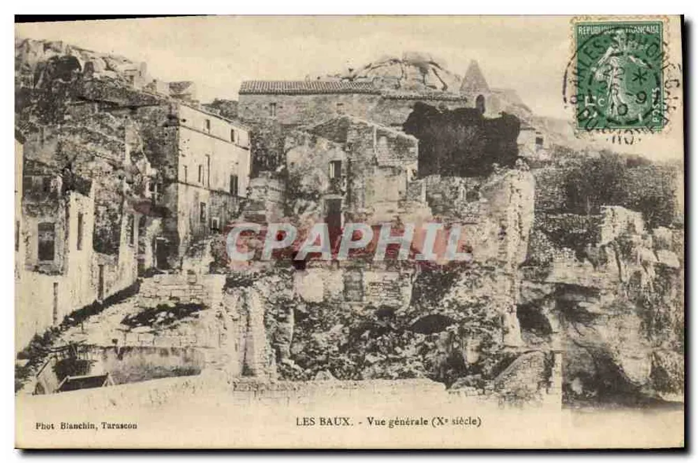 Les Baux - Vista geral (século X) — Fot. Blanchin, Tarascon - Frente