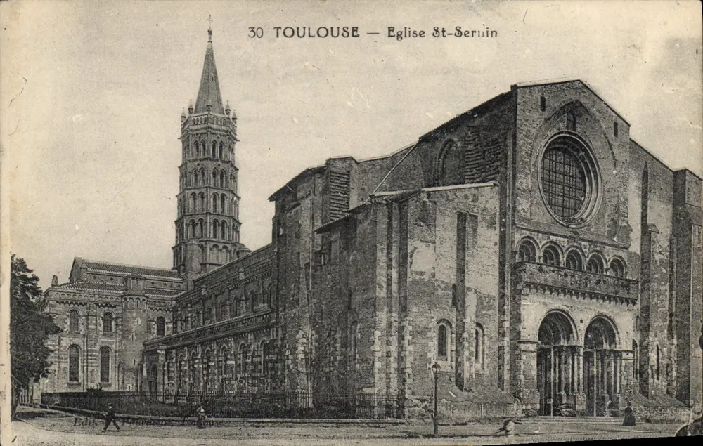 Toulouse — Igreja de São Sernin — Editor Edik - Frente
