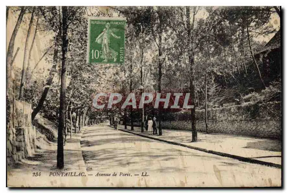 PONTAILLAC — Avenida de Paris — LL. — n° 234 - Frente