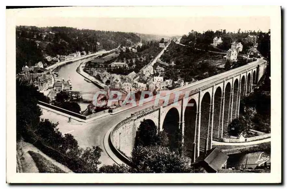 Dinan - Der Viadukt und allgemeiner Blick auf die Rance - Édition Dinan, n° 2328 - Vorderseite