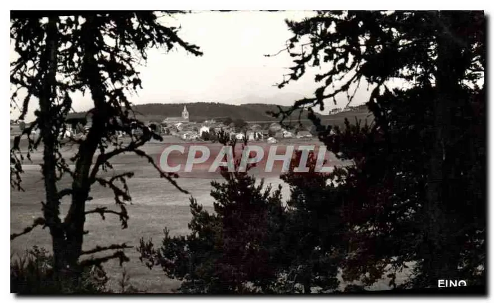 Le Bouchet (Haute-Loire) — vista panorâmica com igreja — Edição Margerit-Renaud, n° 15177 - Frente