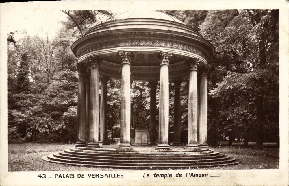 Palácio de Versalhes — O templo do Amor — editor não identificado, n° 43 - Frente
