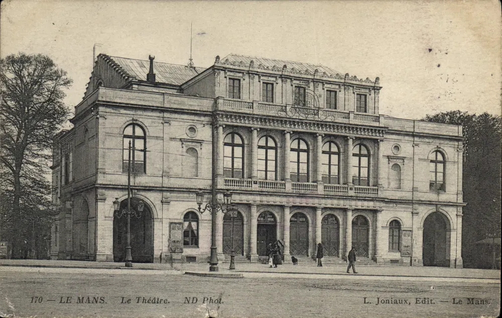 Le Mans — O Teatro — L. Joniaux, Edit. — Le Mans - Frente