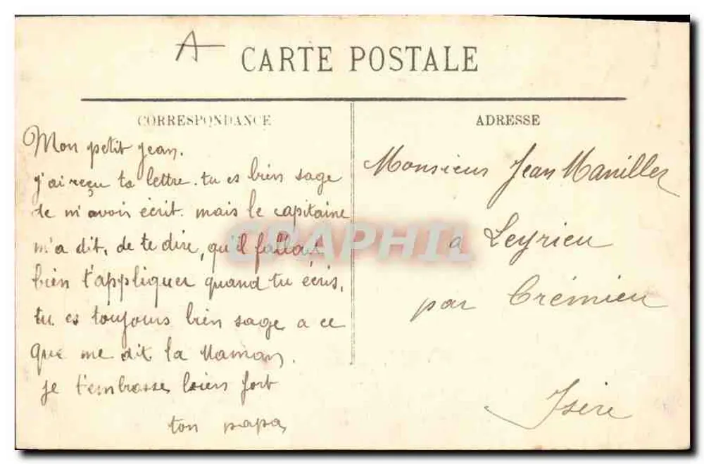 Valence — Vista tirada das Granges — LL, n° 111 - Verso