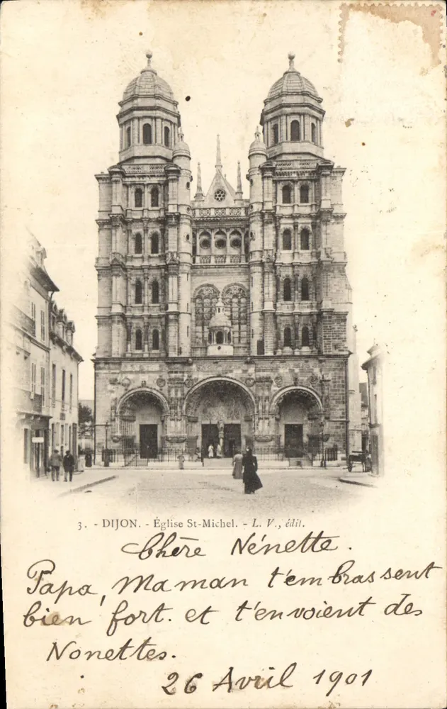 Dijon — Kościół św. Michała — L. V., wyd. — n°3 - Awers