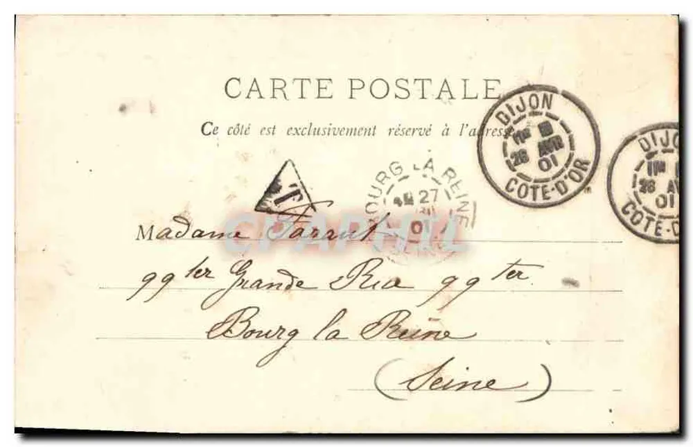 Dijon — Kościół św. Michała — L. V., wyd. — n°3 - Rewers
