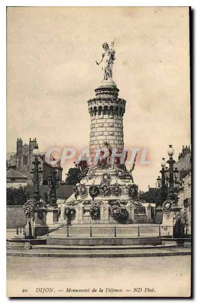 Dijon — Monumento da Defesa — ND Fot. - Frente