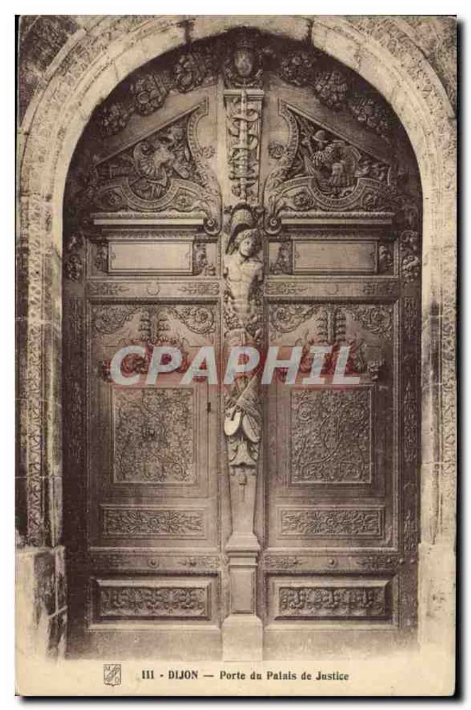 Dijon — Puerta del Palacio de Justicia - Anverso