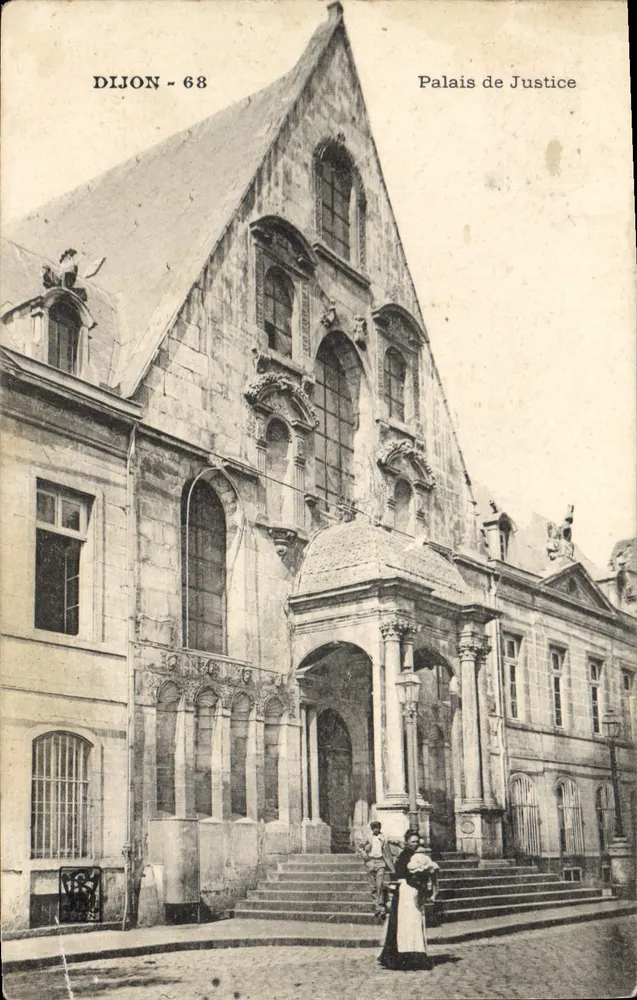Dijon - 68 — Palácio de Justiça — editor não identificado - Frente