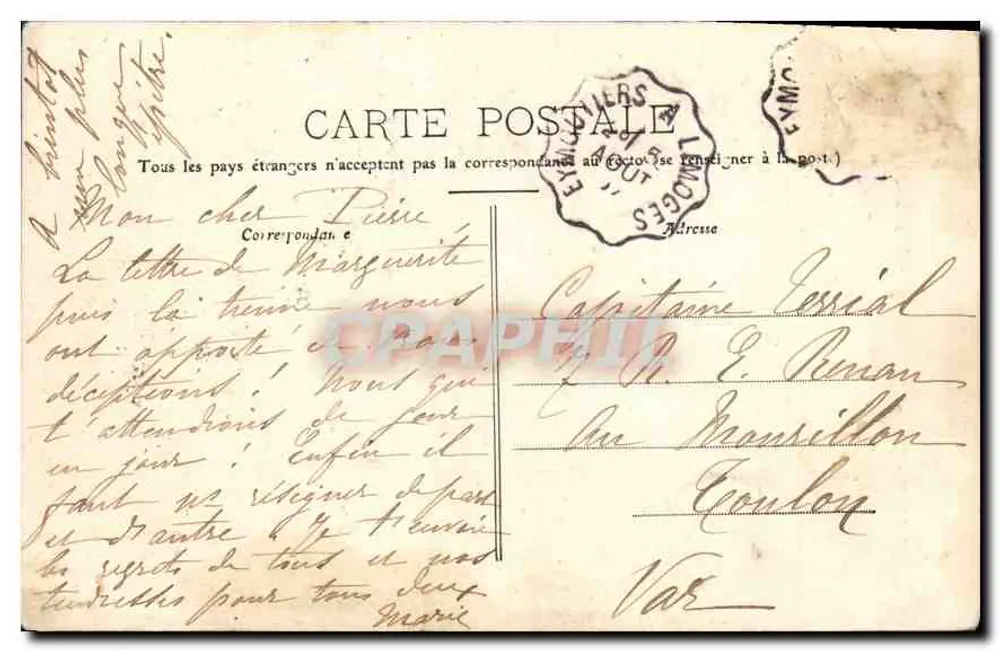 Dijon - 68 — Palácio de Justiça — editor não identificado - Verso