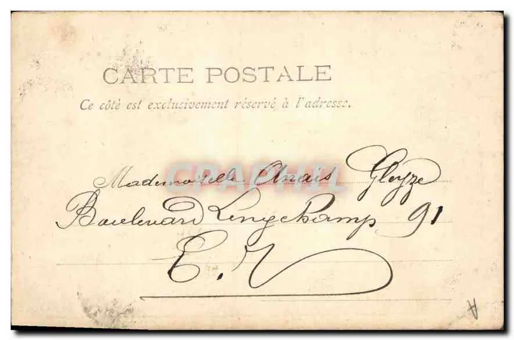 Aix-les-Bains — O Arco Campanus — editor não identificado - Verso