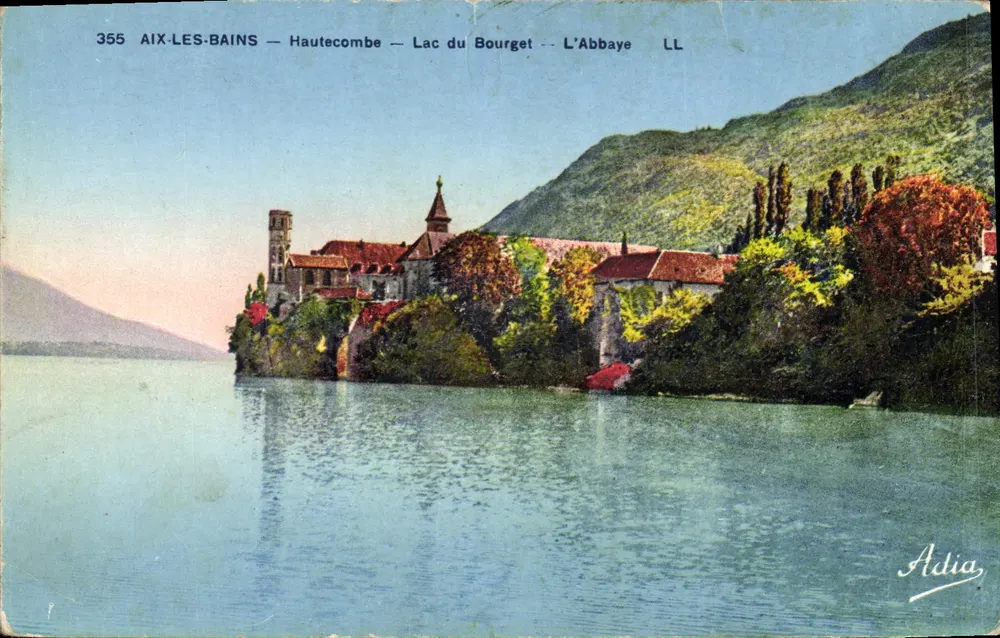 Aix-les-Bains — Hautecombe — Lago do Bourget — A Abadia — LL — Adia - Frente
