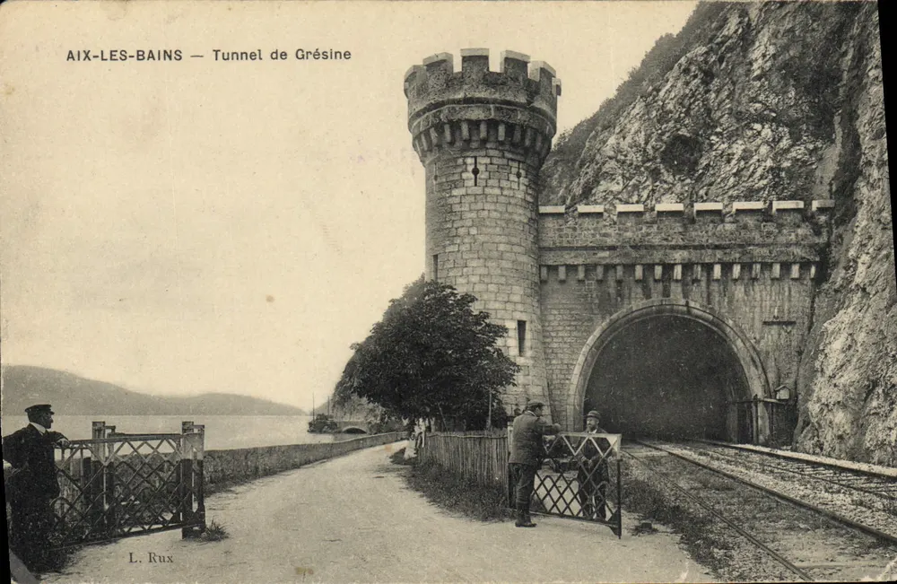 Aix-les-Bains — Tunel de Grésine — L. Rux - Frente