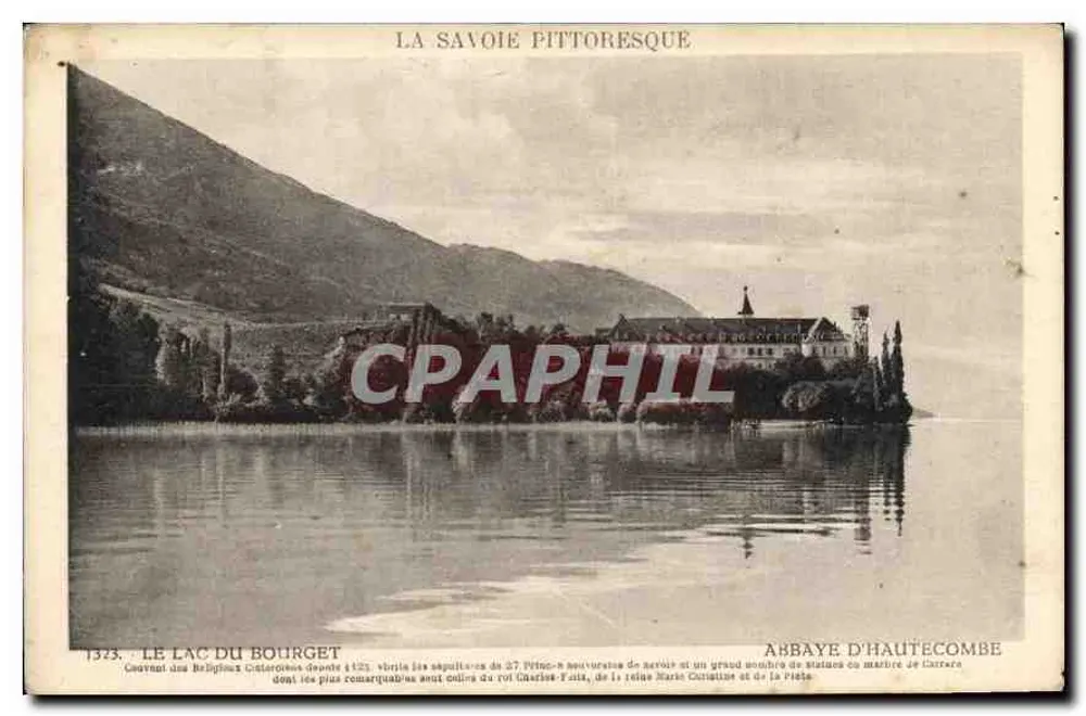 Lago do Bourget — Abadia de Haute-Côme — A Savóia pitoresca - Frente