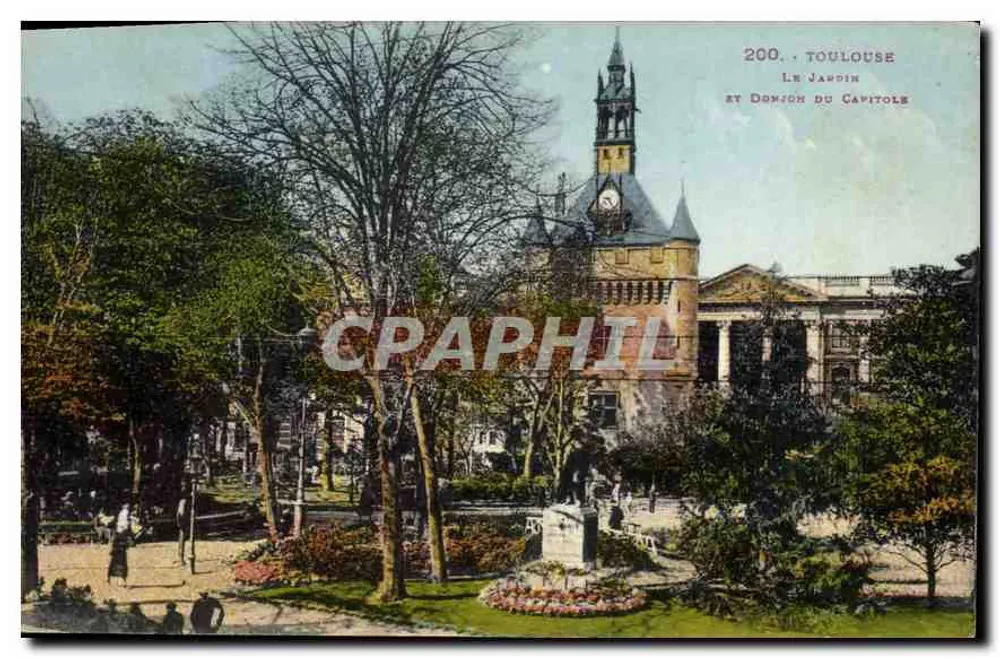 Toulouse — Der Garten und das Domaine des Capitole — Éditions de Toulouse, n° 200 - Vorderseite