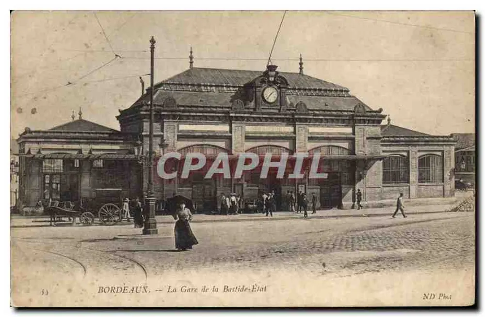 Bordeaux — La Stazione della Bastide-État — ND Phot - Recto