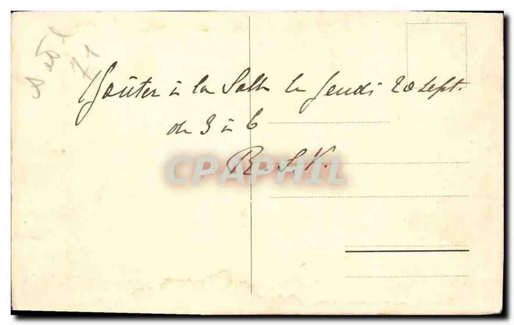 ला सैल, सेनोज़ान द्वारा — किला एक गोल टॉवर के साथ — एडिटर टी - पीछे