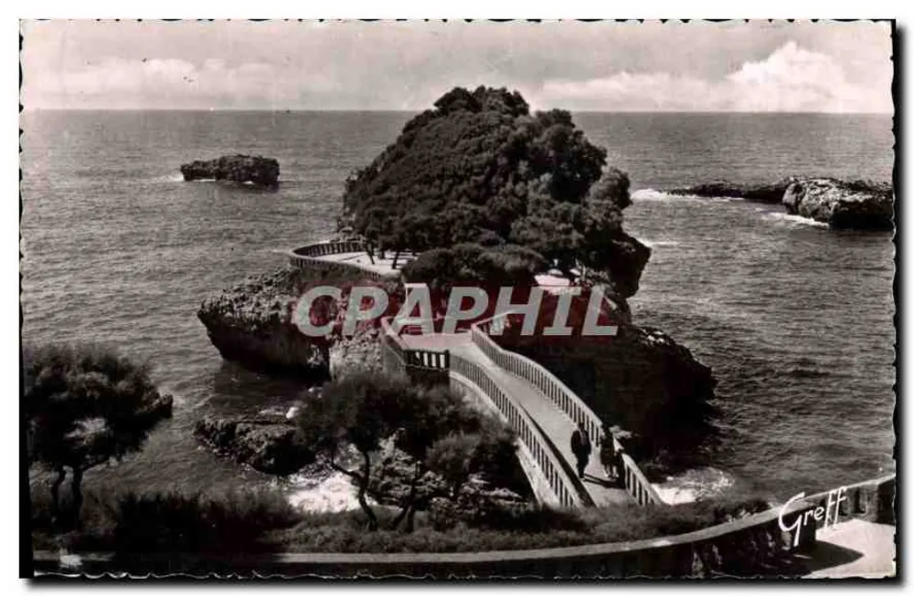 Der Felsen von Bastia — Biarritz (Basses-Pyrénées) — Éditions Greff - Vorderseite