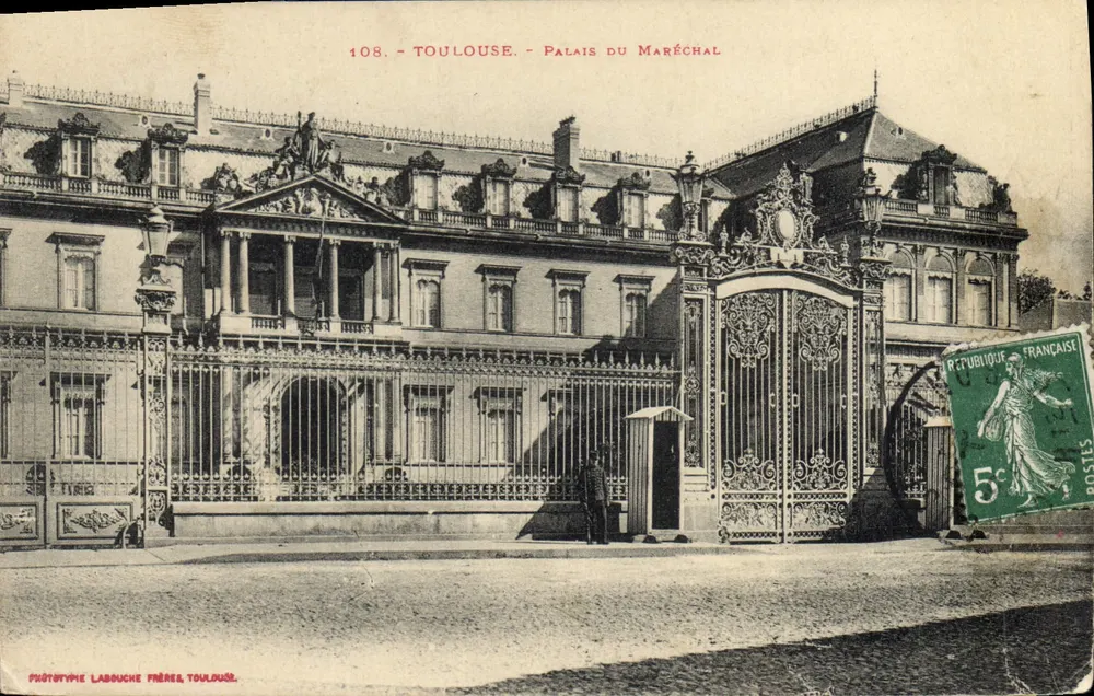 Toulouse - Palácio do Marechal — Fototipia Labouche Frères, Toulouse, n°108 - Frente