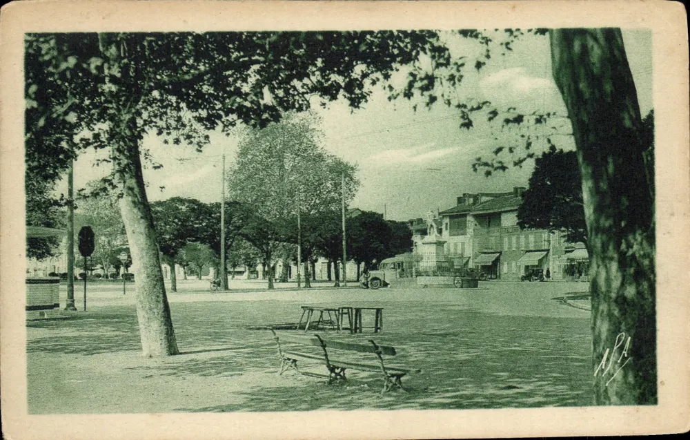 Place du Boulevard — Salies-du-Salat — Ausgabe Mme Jausas - Vorderseite