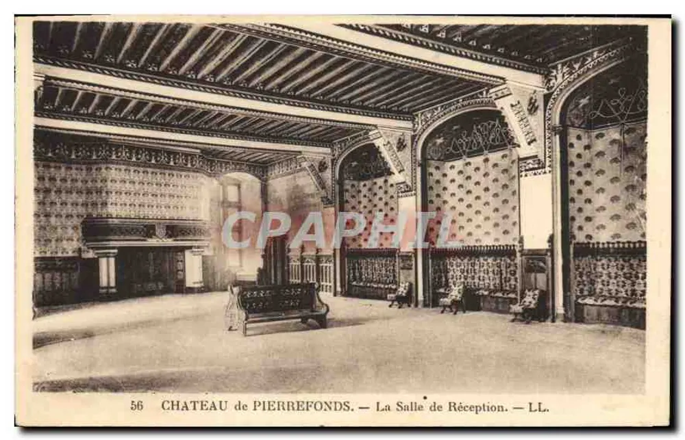 Castelo de Pierrefonds — Sala de Recepção — LL. — N° 56 - Frente