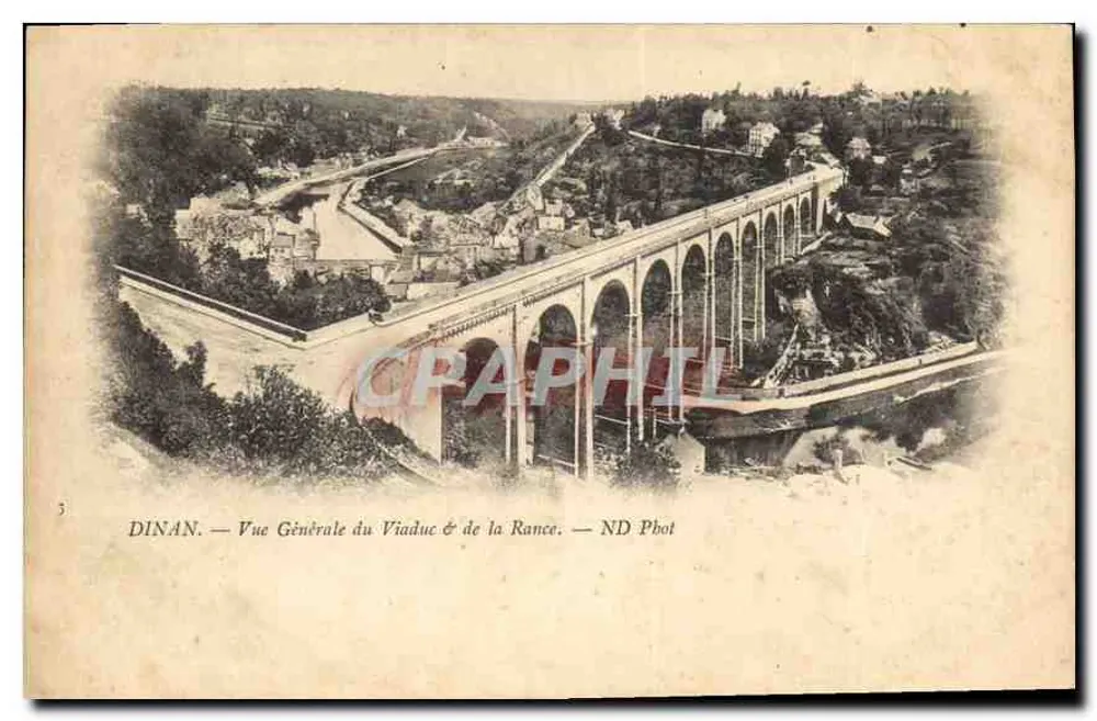Dinan — Allgemeiner Blick auf den Viadukt & die Rance — ND Phot - Vorderseite
