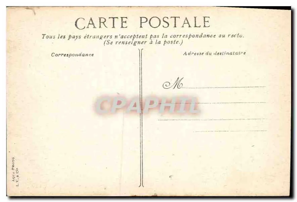 Dinard, Bairro Bric-à-Brac — vista das casas na costa — editor L.V. & Cie, n° 281 - Verso