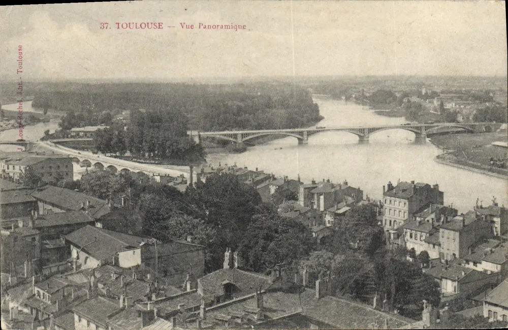 Toulouse — Vue Panoramique — J. Long-Béchel, Toulouse - Frente