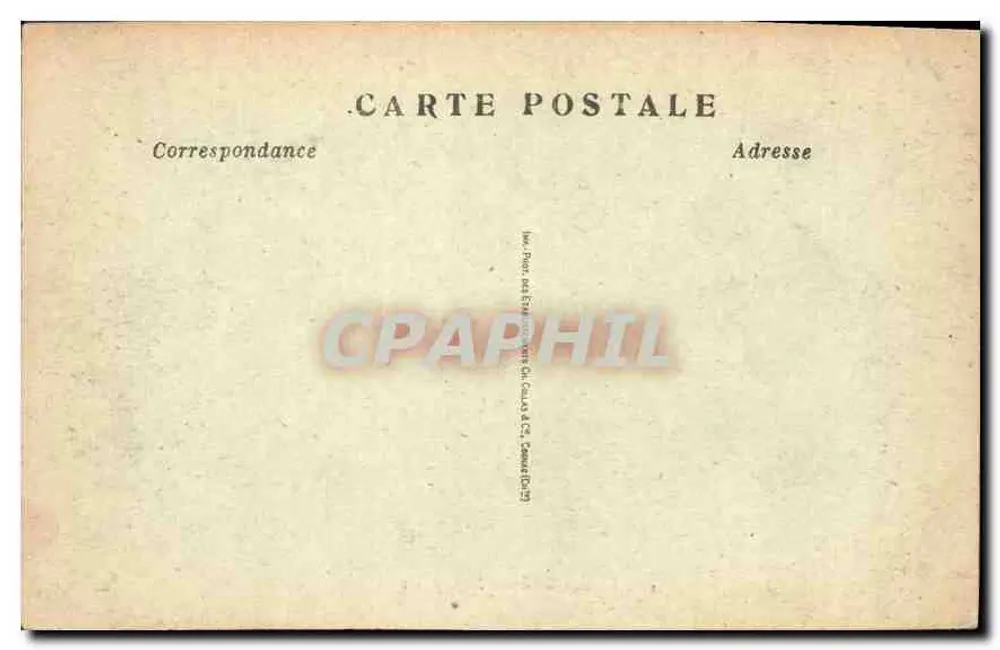 Toulouse — O Capitólio — Editor: Impr. F. Prou e E. Prou, Toulouse - Verso