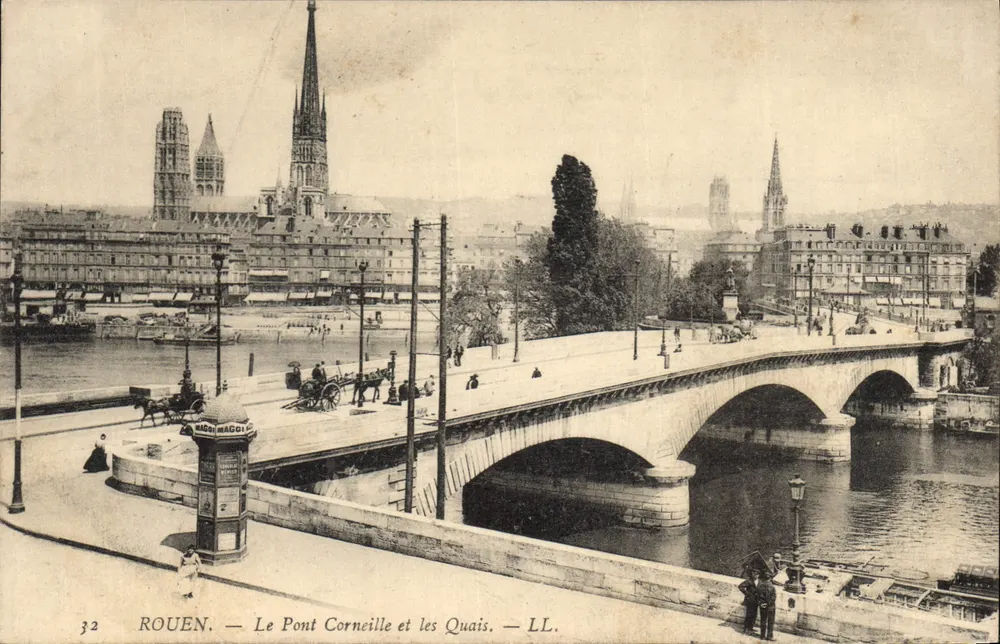 Rouen — Le Pont Corneille et les Quais — LL. - Vorderseite