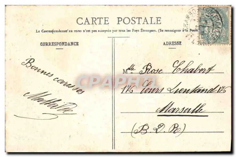 St-ÉTIENNE - Marengo - A Prefeitura - Verso