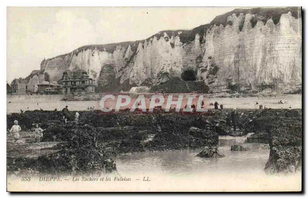 Dieppe — Die Felsen und Klippen — LL. - Vorderseite