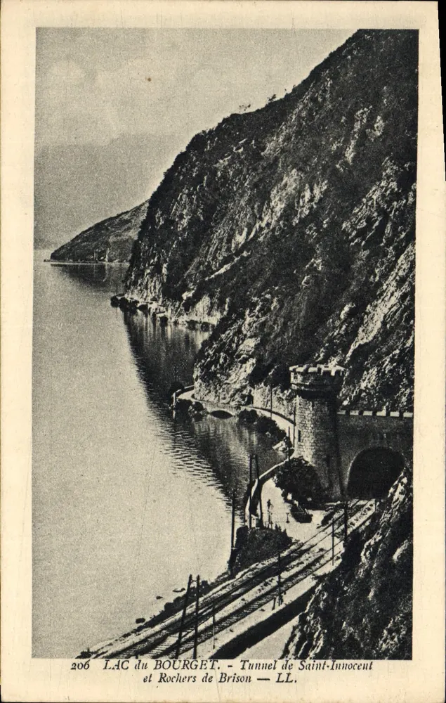 See Bourget - Tunnel von Saint-Innocent und Felsen von Brison — LL - Vorderseite