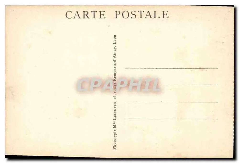 LYON — Abside da basílica de N.-D. de Fourvière — M.F. - Verso