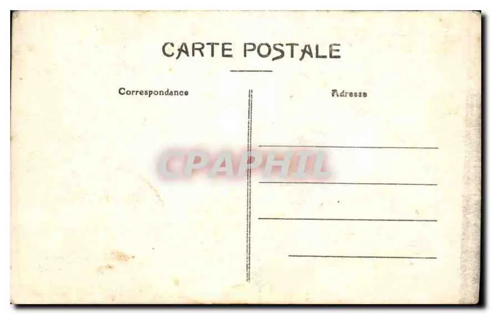 Schloss Saillant, nahe St-Flour (Cantal) — 16. Jahrhundert — unbekannter Verlag, Nr. 2882 - Rückseite