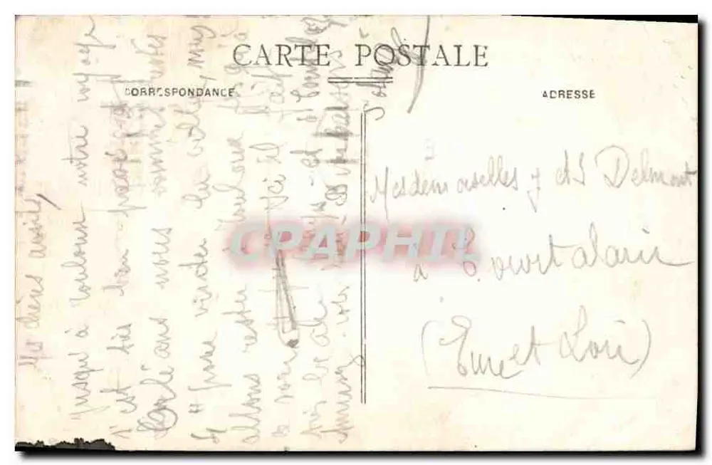 Toulouse - Place Olivier - La Fontaine — éditeur J. Bouzin, n°13 - Rückseite
