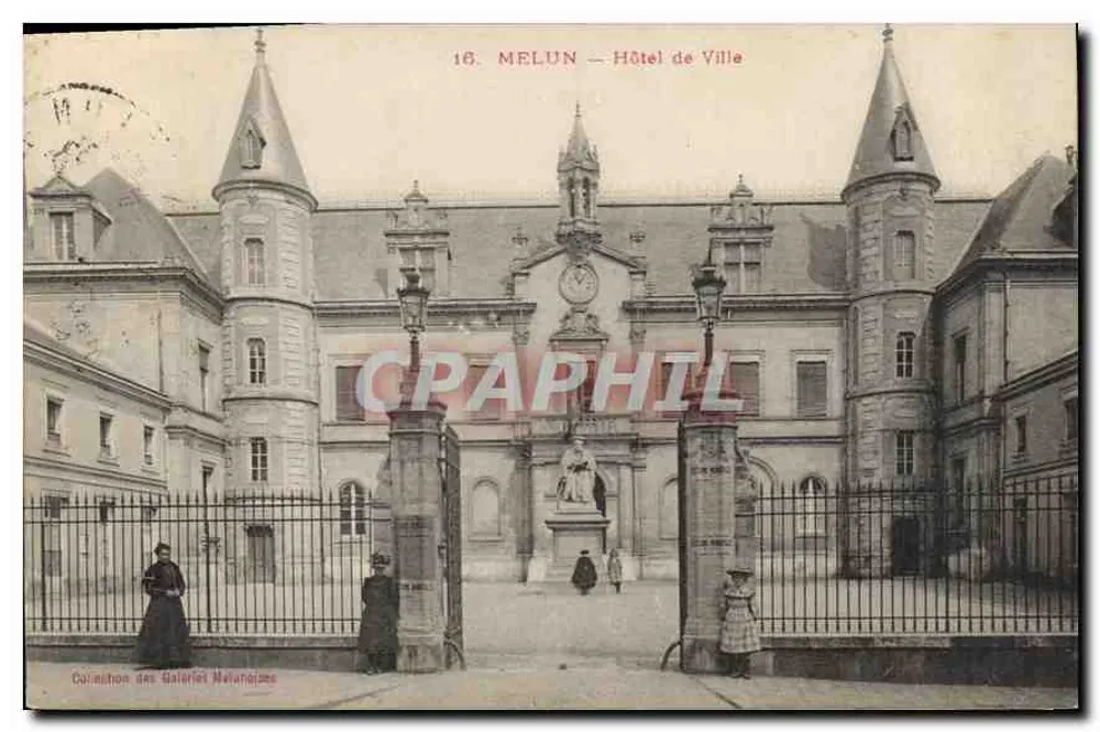 Melun — Hotel de Ville — Coleção das Galerias Naturais - Frente