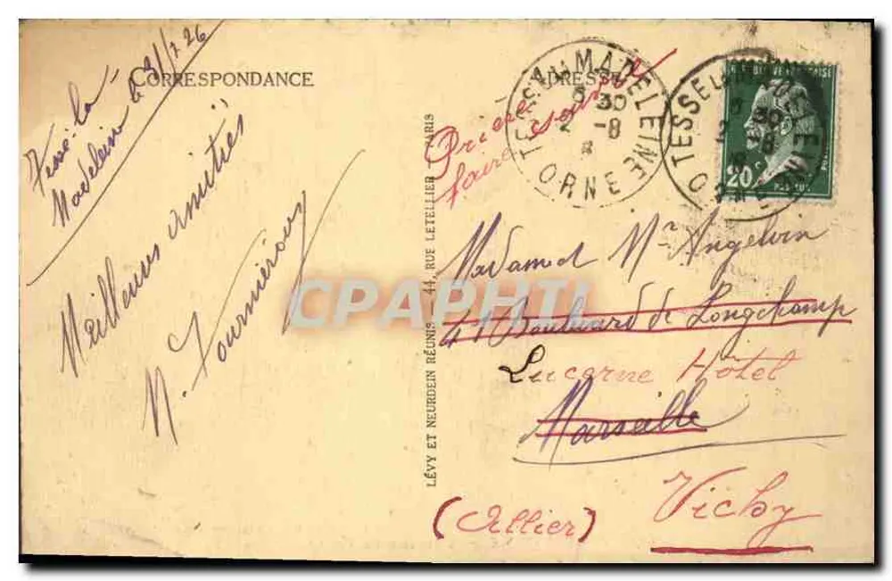 Bagnolles-de-l'Orne — Ansicht der Schlucht der Vée — LL, n° 140 - Rückseite