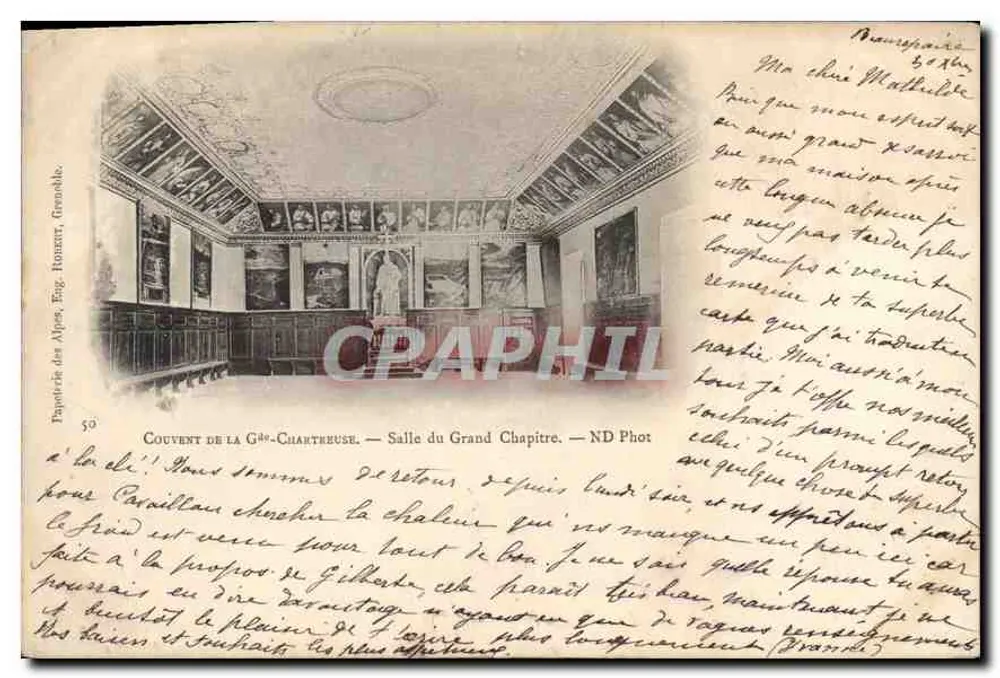 Couvent de la Grande Chartreuse — Salle du Grand Chapitre — ND Phot, Grenoble - Vorderseite