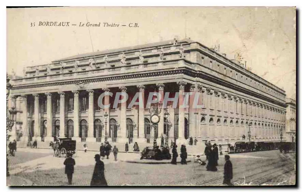 Bordeaux — O Grande Teatro — C.B. - Frente